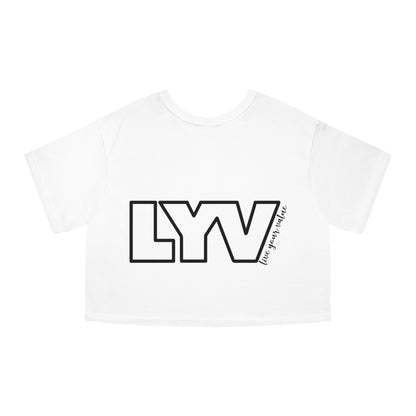 LYV Limited Edition Champion Women's Heritage Cropped T-Shirt