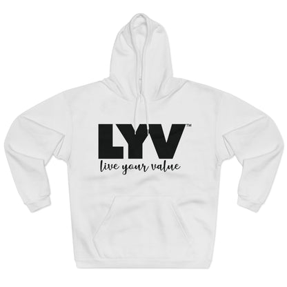 LYV Pullover Hoodie Black/White with Signature