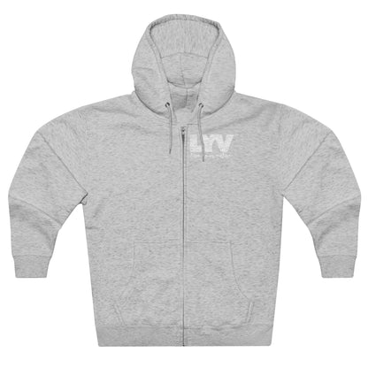 LYV (live your value) Unisex Premium Full Zip Hoodie with Signature