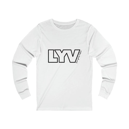 LYV (live your value) Unisex Jersey Long Sleeve Tee no Signature