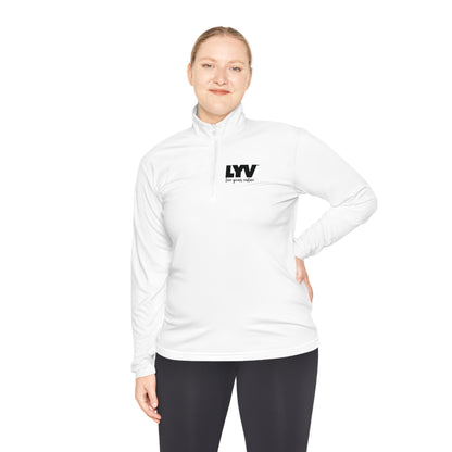 LYV Unisex Quarter-Zip Pullover with Signature