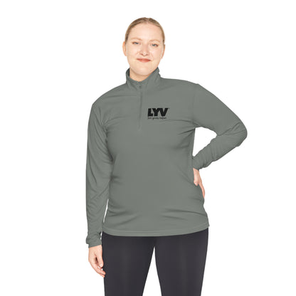 LYV Unisex Quarter-Zip Pullover with Signature