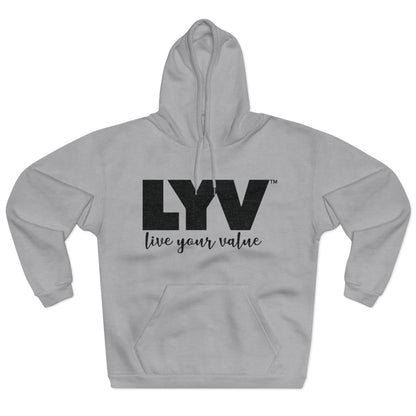 LYV Pullover Hoodie Black/White with Signature