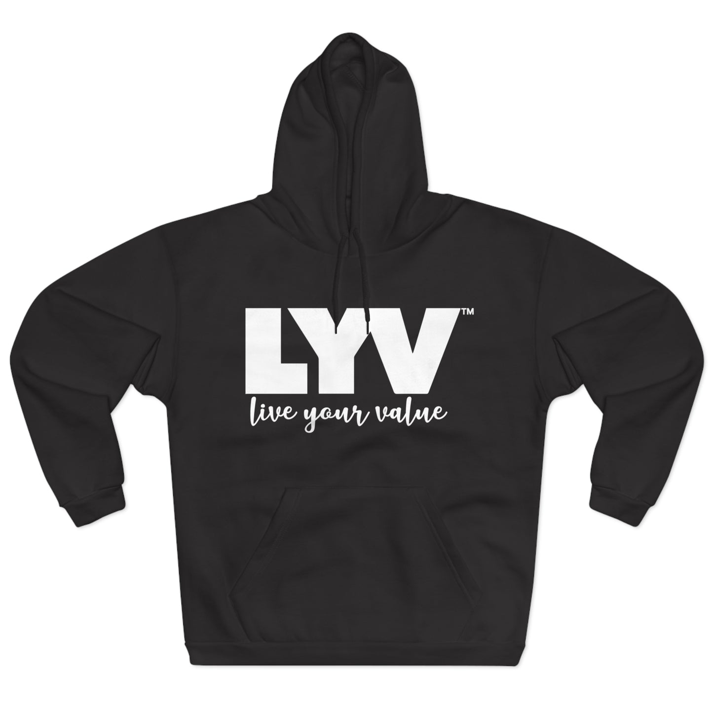 LYV Pullover Hoodie Black/White with Signature