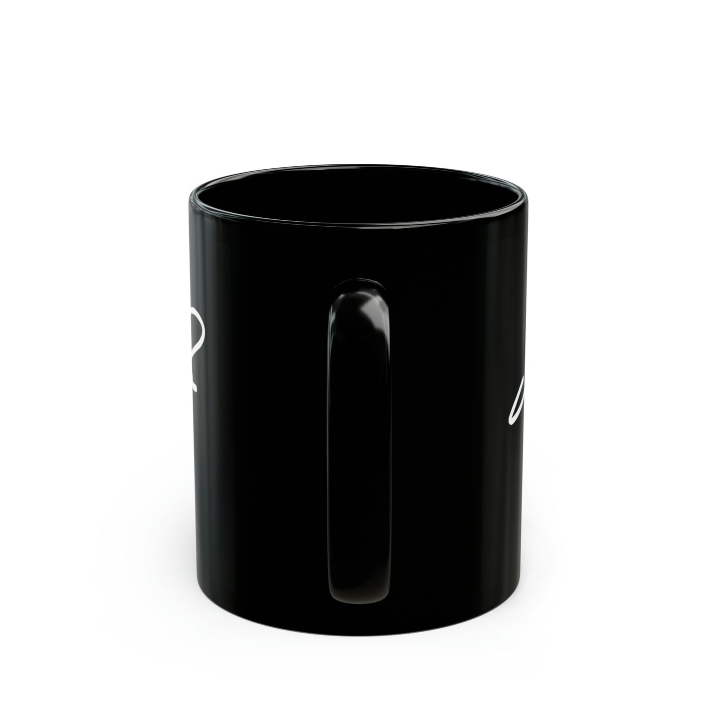 LYV 11oz Black Mug with Signature