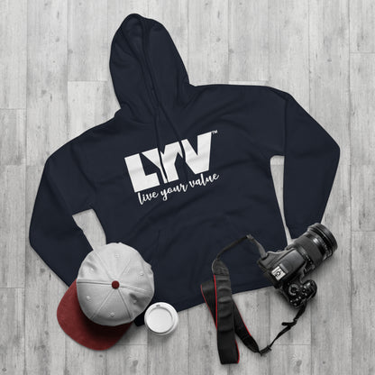 LYV Pullover Hoodie Black/White with Signature