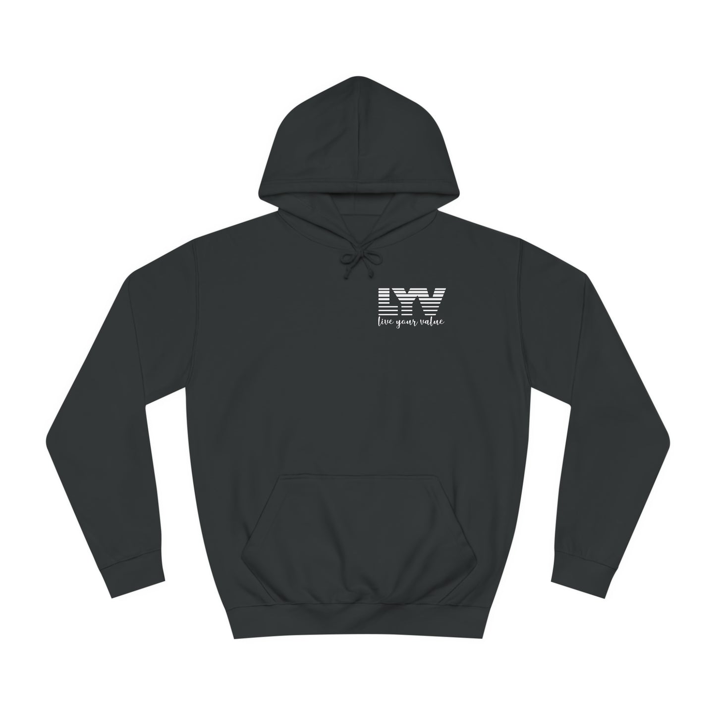 LYV (live your value) Unisex College Hoodie with Signature