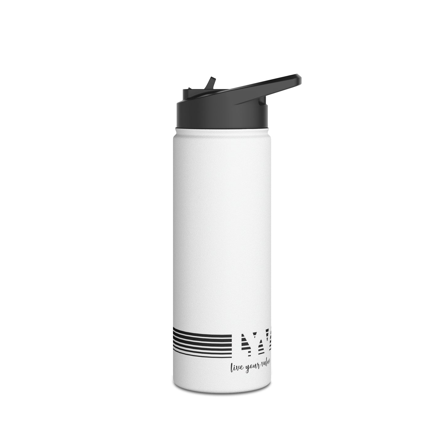 LYV (live your value) Stainless Steel Water Bottle, Standard Lid