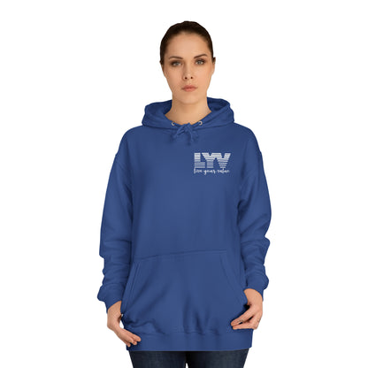 LYV (live your value) Unisex College Hoodie with Signature