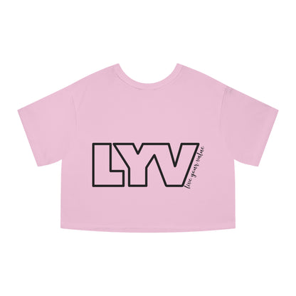 LYV Limited Edition Champion Women's Heritage Cropped T-Shirt