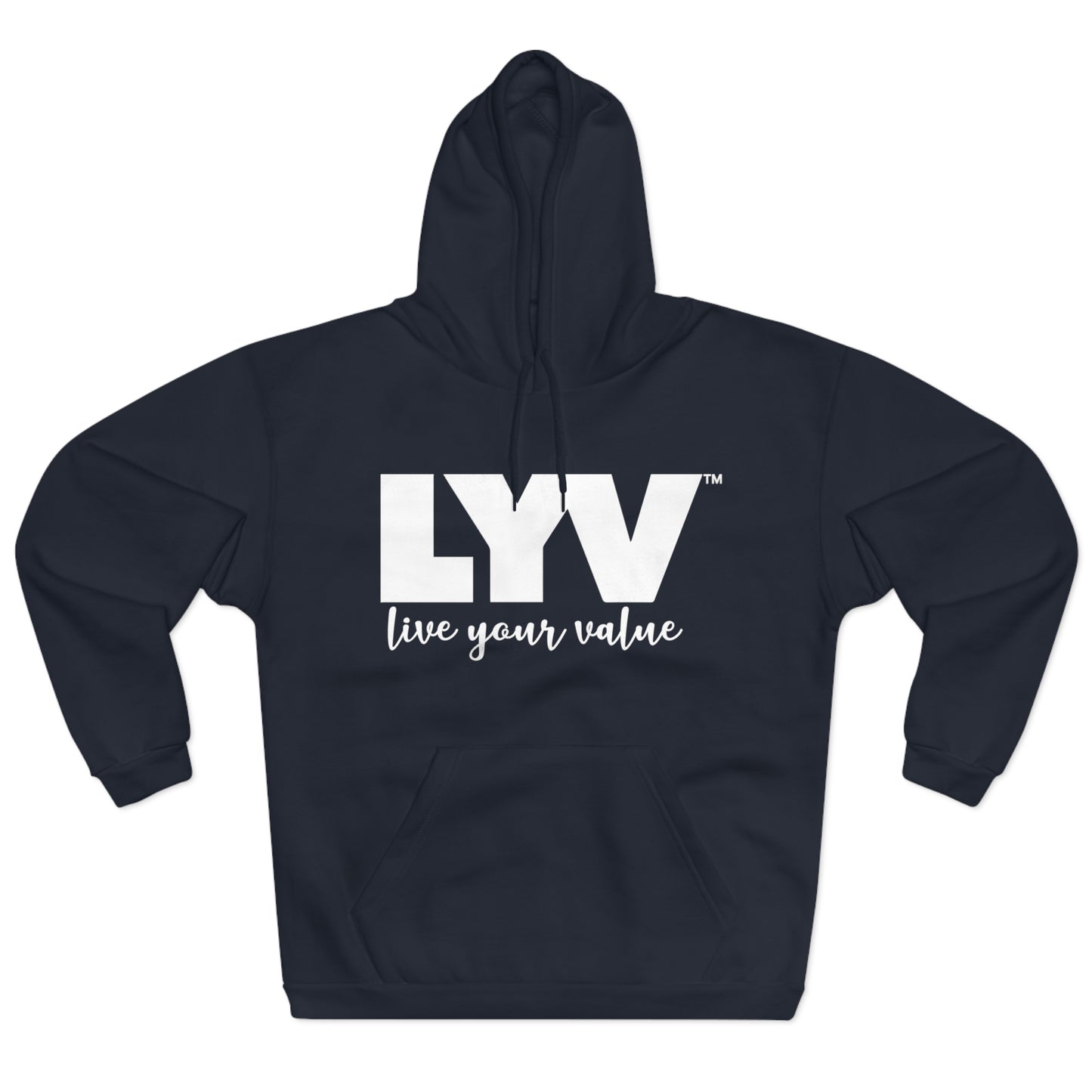 LYV Pullover Hoodie Black/White with Signature