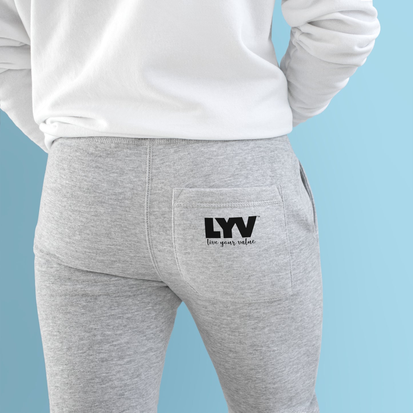 LYV (live your value) Unisex Fleece Joggers Design A