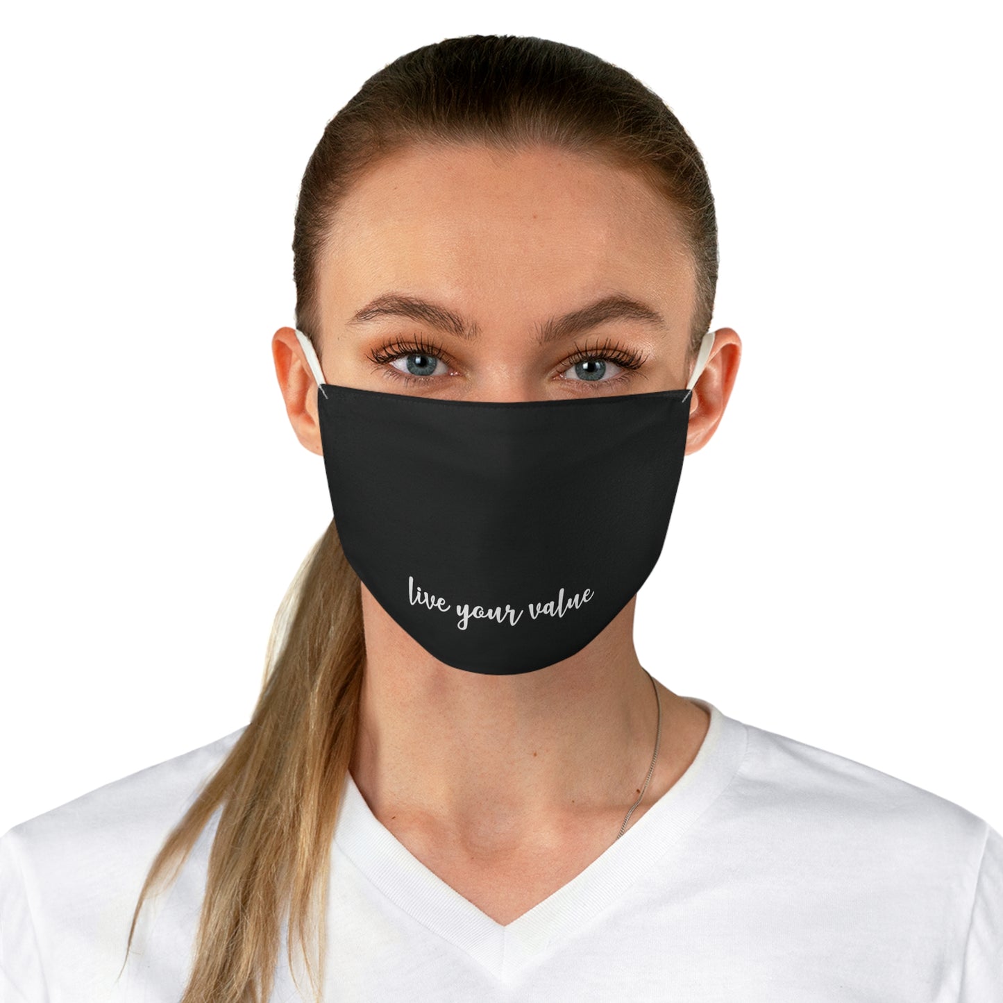 LYV Limited Edition Fabric Face Mask Black