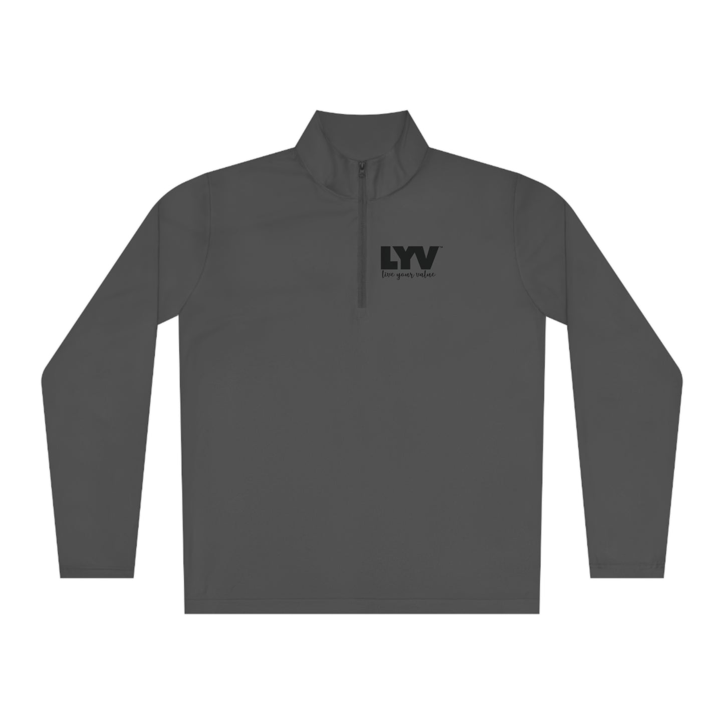 LYV Unisex Quarter-Zip Pullover with Signature