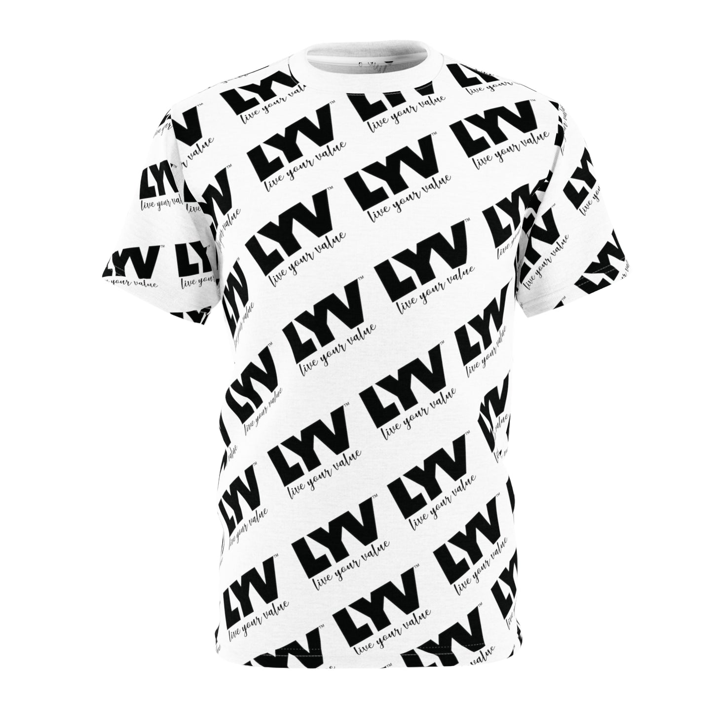 LYV (live your value) Unisex Cut & Sew Tee (AOP)